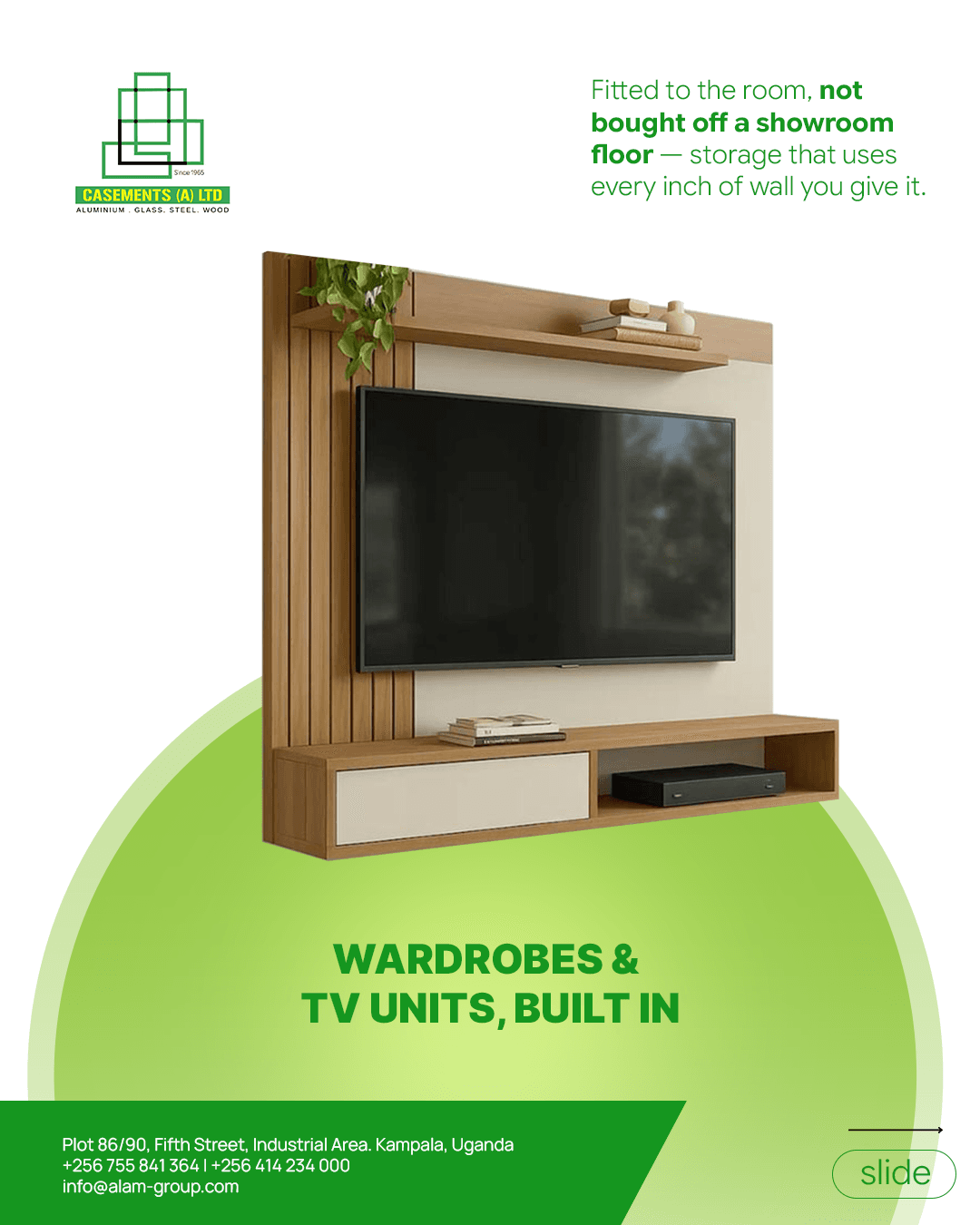 Wardrobes & TV Units, Built In