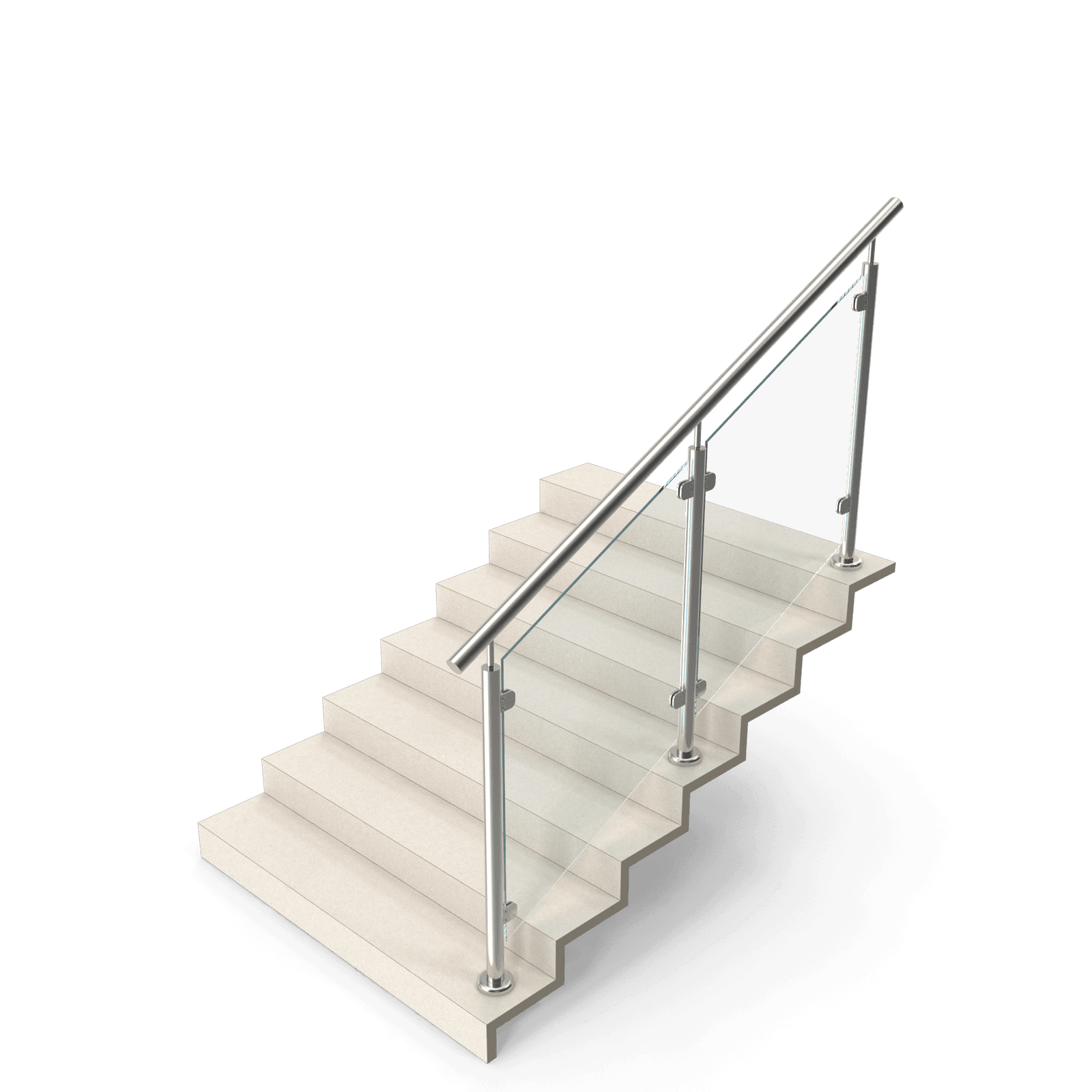 Frameless glass railing