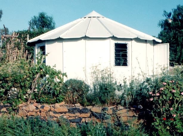Circular uniport mini home by Casements Africa