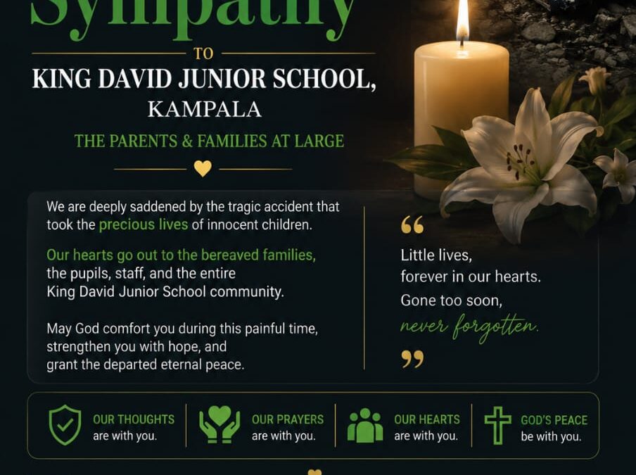 A Message Of Condolence From Casements Africa Limited to King David Junior School